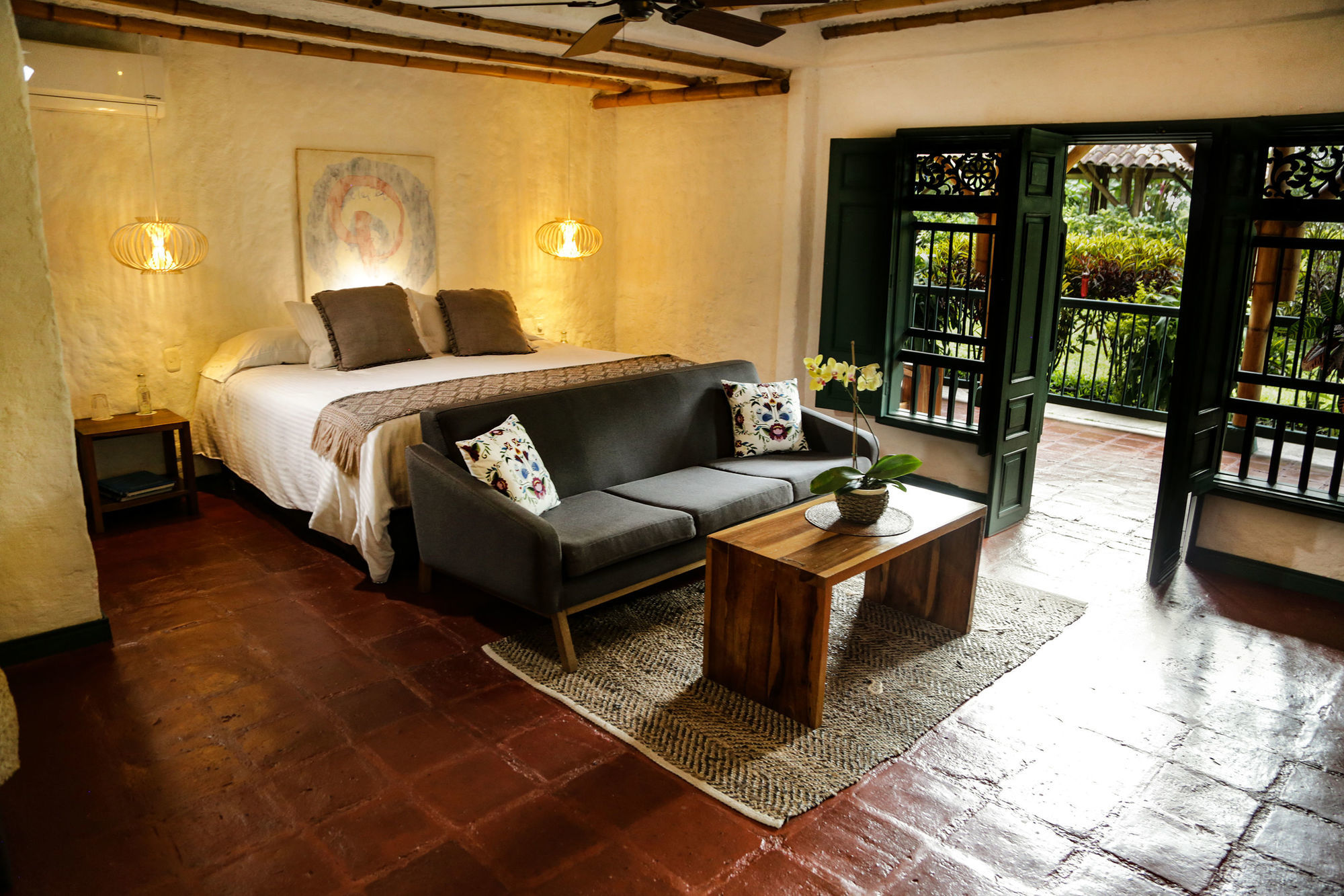 Hacienda Bambusa El Caimo Ruang foto